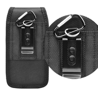 Grande Capacité Style Professionnel PU Nylon Matériau Étui Housse Portefeuille pour Téléphone Portable Coque pour iPhone 12 14 15 16 Pro Max