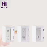 Vente en gros de bougies parfumées en cire de soja avec logo personnalisé, ensemble cadeau, parfum fruité, respectueux de l'environnement