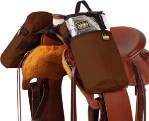 Échantillon gratuit Nouvelle sacoche de selle en cuir western pour cheval |   Promenade à cheval sur sentier de loisirs, adaptée à l'équitation - Product Image 2