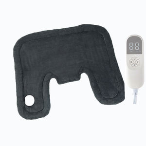 Coussin chauffant électrique réglable à 10 niveaux de température, lavable, pour usage au bureau, protection contre la surchauffe, pour le cou - Product Image 1