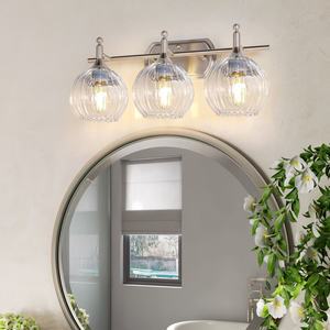 Lampes murales transparentes en verre pour salle de bain, cuisine, salon, couloir, armoire, véranda, style restaurant - Product Image 1