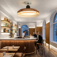 Lustre de restaurant médiéval, design nordique, lampe de table ronde créative, lampe à spectre complet, protection des yeux