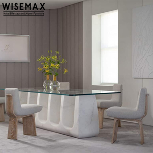 WISEMAX FURNITURE, silla de tocador de dormitorio de diseño francés, marco de madera maciza, silla de comedor de lana de cordero suave blanca Crema para <span class=keywords><strong>restaurante</strong></span> - Product Image 4