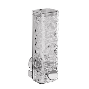 <span class=keywords><strong>Distributeur</strong></span> de savon mural carré en plastique sans perçage pour <span class=keywords><strong>gel</strong></span> <span class=keywords><strong>douche</strong></span> et shampoing, fixation par <span class=keywords><strong>ventouse</strong></span>, forme carrée - Product Image 1