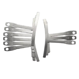 Guitarra paquímetro régua em forma de T 9PCS conjunto para pescoço fingerboard traste fio curvatura corda ponte curvatura ajuste - Product Image 1