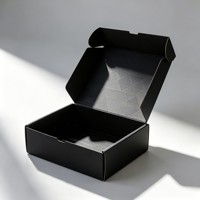 Boîtes en carton ondulé kraft personnalisées, recyclables, pour emballage de bougies, avec gaufrage et impression de logo pailleté
