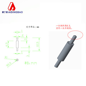 ขั้วต่อแบบสัมผัส ADB ของเอดินบะระ ขนาด 2x12.5 มม. สำหรับติดตั้งบนแผงวงจร PCB ชุดสายไฟ สำหรับการบินและยานยนต์ - Product Image 4