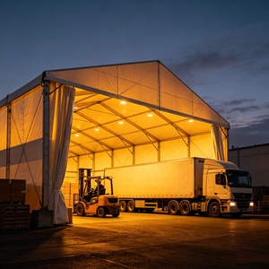 Tenda per Magazzino in PVC di Alta Qualità, Resistente al Vento, Gazebo Industriale per Esterni - Product Image 1