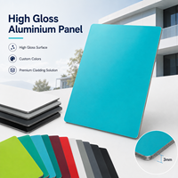 Panneau composite en aluminium Alucobond haute brillance 3 mm 4 mm 5 mm, revêtement mural extérieur en ACP, panneau composite en aluminium