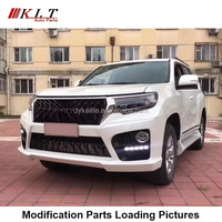 KLT Kit de carrosserie de conversion large de lifting de voiture de haute qualité pour Land Cruiser Prado 2018 mise à niveau vers le modèle Land Cruiser Prado E