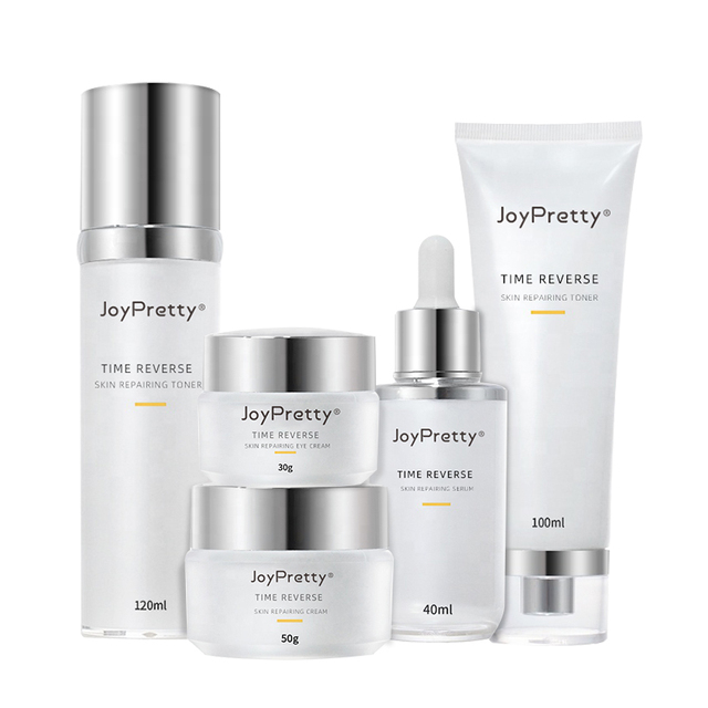 Skin Set Improve Elasticity Collagen Peptides Reverse Time Skincare Set Customize OEM Super Hydrated Facial Kit