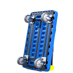 รถเข็นโลจิสติกส์แบบพับได้ ล้ออเนกประสงค์ ล้อพลาสติกหนาพิเศษ รถเข็นล้อหนัก รถพ่วง - Product Image 2