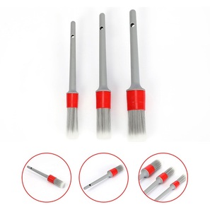 Ensemble de 5 brosses de lavage de voiture en PP ultra-douces, brosses flexibles pour roues, outil de nettoyage pratique pour le detailing - Product Image 6