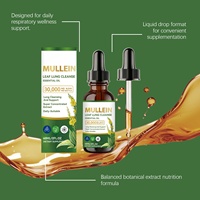 Extrait de feuille de molène en gouttes liquides sans alcool pour le bien-être respiratoire, la décrassage des mucosités et le confort de la gorge