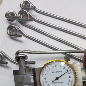 Оптовая продажа, на заказ, оцинкованная стальная проволочная торсионная пружина со спиральным стилем для подвешивания проволочного крюка на промышленных круговых станках - Product Image 3