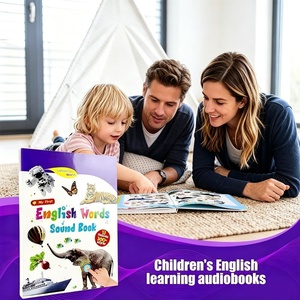 หนังสือคำศัพท์ภาษาอังกฤษสำหรับเด็กวัยเตาะแตะ 2-6 ปี หนังสือเรียนรู้สำหรับเด็<span class=keywords><strong>ก</strong></span>เล็ก 300+ <span class=keywords><strong>คำ</strong></span> หนังสือเสียงพูดได้แบบโต้ตอบสำหรับเด็<span class=keywords><strong>ก</strong></span> - Product Image 2