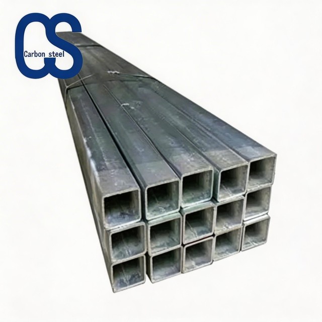 ASTM Standard ERW Galvanized Square Steel Pipe Q235 40x40mm Hollow Section Tube for Building Fence Decoration JIS Certified