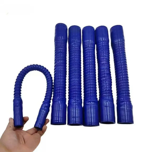 Factory Customization Molding High Temperature Resistant Corrugated Silicone Rubber Steel Wire Hose for Automotive <b>Coolant</b> Use - Product Image 2