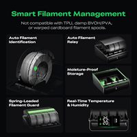 3D-принтер Creality K2 Pro Combo (A) Multicolor, высокоскоростной, 600 мм/с, с двумя AI-камерами, полностью собранный, автоматический, область печати 300x300x300 мм