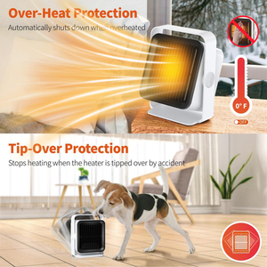 Tùy chỉnh điện áp thấp PTC Máy sưởi phòng di động nóng văn phòng hộ gia đình PTC gốm điện mini nóng - Product Image 6