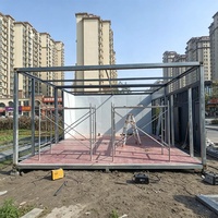 Bâtiment de bureau modulaire insonorisé et démontable en conteneur, de haute qualité, préfabriqué, installation rapide, structure en acier galvanisé