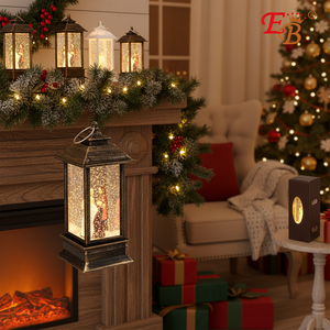 24PCS/CS 5 \ "Linterna religiosa de Navidad con luz Linternas religiosas decorativas para decoraciones festivas - Product Image 5