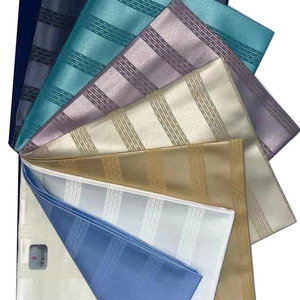 Tissu de luxe thobe jacquard 100% polyester motifs de tissu lisse hommes arabes robe tissu robe musulmane - Product Image 4