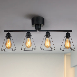 Lámpara Colgante Estilo Industrial Moderno para Techo, E27, Hierro Forjado Color Óxido, para Lámparas de Araña y Colgantes - Product Image 4
