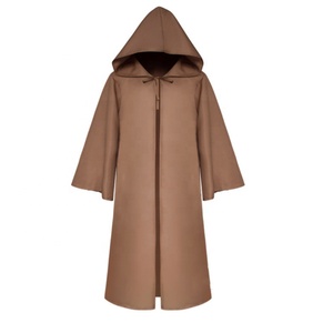 Robe à capuche Jedi, cape longue à manches larges, costume de cosplay <span class=keywords><strong>Anakin</strong></span> <span class=keywords><strong>Sith</strong></span>, cape de fête d'Halloween pour adultes - Product Image 5