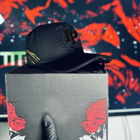 Gorra de Béisbol de Gamuza Bordada de Alta Calidad, Diseño Personalizado, Venta al Por Mayor de Fábrica, Rosones Tito Doble P G5