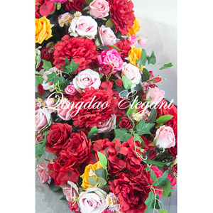 Bola de flores artificiales para decoración de boda, centro de mesa grande, flor de pasillo, amarillo, rojo, rosa, Rosa - Product Image 4