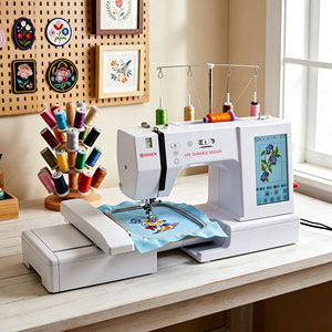 เครื่องเย็บผ้าและปักผ้า MYSEW-M9 รุ่นใหม่ ขายดี ราคาคุ้มค่า สำหรับใช้ในบ้าน เหมาะสำหรับงานตัดเย็บเสื้อผ้า - Product Image 4