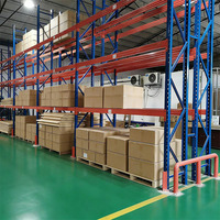 Sistema di Scaffalature Industriali per Magazzino, Ripiani Regolabili in Acciaio Resistente per Stoccaggio a Freddo