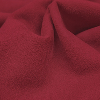 Grande demande Tissu en daim tricoté solide d'Italie, 92 Polyester 8 Spandex Tissu en daim de plongée pour chemise/