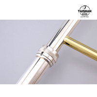 Taishan Alto Trombone with Yellow Brass Piston Brass Body Instrument