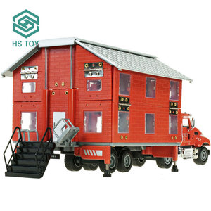 HS Double pont conteneur camion caravanes Miniature alliage moulé sous pression <span class=keywords><strong>voiture</strong></span> <span class=keywords><strong>jouet</strong></span> Escala 1:50 modèle à vendre - Product Image 3