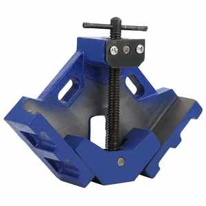 Сверхмощный чугунный угловой зажим с одной ручкой, 90 градусов, прямоугольный сварочный зажим, Регулируемая поворотная губка для деревообработки - Product Image 3