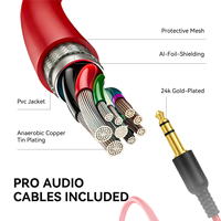 Casque de studio Oneodio Pro10, confortable pour une utilisation prolongée, avec câble détachable 3,5 mm et 6,35 mm, idéal pour DJ