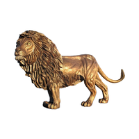 Église religieuse personnalisée Cadeau catholique Statue grandeur nature personnalisée Statue Lion de Juda en bronze Sculpture Jardin de prière