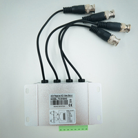 Transmetteur à paire torsadée passive 4 canaux pour caméra de sécurité CCTV