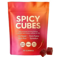 Exportation transfrontalière de gommes épicées en cubes, 30 capsules, complément alimentaire en stock disponible pour OEM