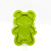 Moule à gâteau en silicone 3D Panda mignon de haute qualité, écologique, résistant au lave-vaisselle, facile à utiliser, de qualité alimentaire, pour la maison, réutilisable
