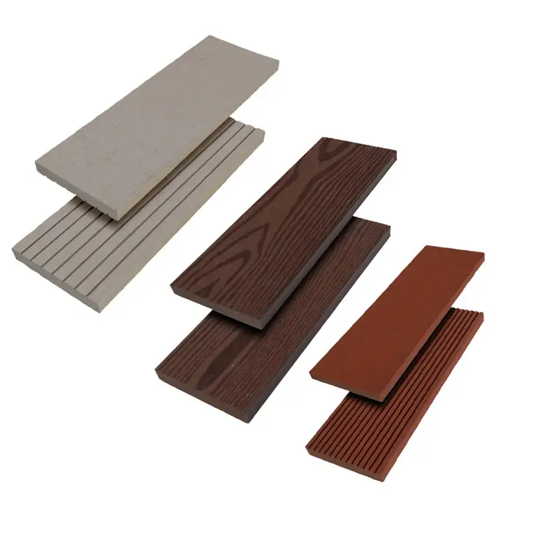 Waterproof Diy Wood Composite Floor Interlocking Outdoor WPC Decking Tiles
