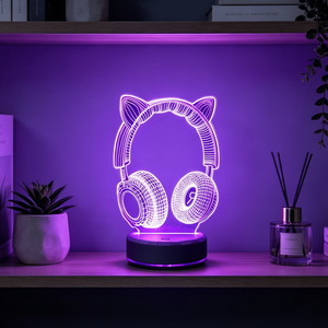 Promotion Game logo 3D Illusion Decorative <b>Lights</b> Multi-control Led Lighting Game Room Decoration Pieces Night <b>Lights</b> - Product Image 3