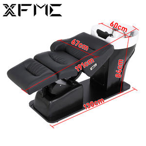 XFMC, venta superior, muebles de salón imprescindibles, lavabo de pelo moderno, <span class=keywords><strong>silla</strong></span> de champú de salón de cuero <span class=keywords><strong>para</strong></span> salón de belleza, tratamiento de <span class=keywords><strong>cabello</strong></span>, Spa - Product Image 6