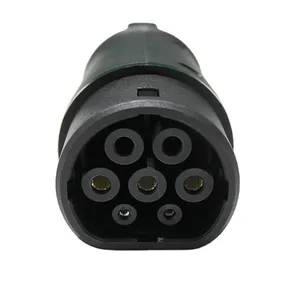 Duosida Sae J1772 Adaptor Tipe 1 Ke IEC 62196 Tipe 2 32A