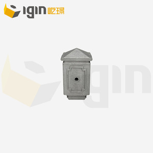 Poste de escalera de aluminio de 25x25 mm, accesorio de balaustrada de estilo europeo para puerta de patio y piezas de escalera - Product Image 1