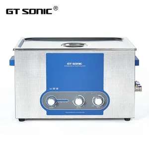 GT SONIC Pembersih Ultrasonik Komersial Besar, Alat Pembersih Ultrasonik Besar 20L 400W untuk Suku Cadang