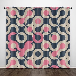 Cortinas Romanas de Lujo con Estampado Digital Personalizado al por Mayor, 100% Poliéster para Sala de Estar, Opacas, para Todas las Temporadas, Gran Venta - Product Image 3