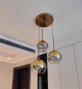 SKD Sunsir Globe en verre lampes suspendues pour hôtel bureau café chambre à coucher-lanternes à suspension boule ronde pour un usage domestique - Product Image 4